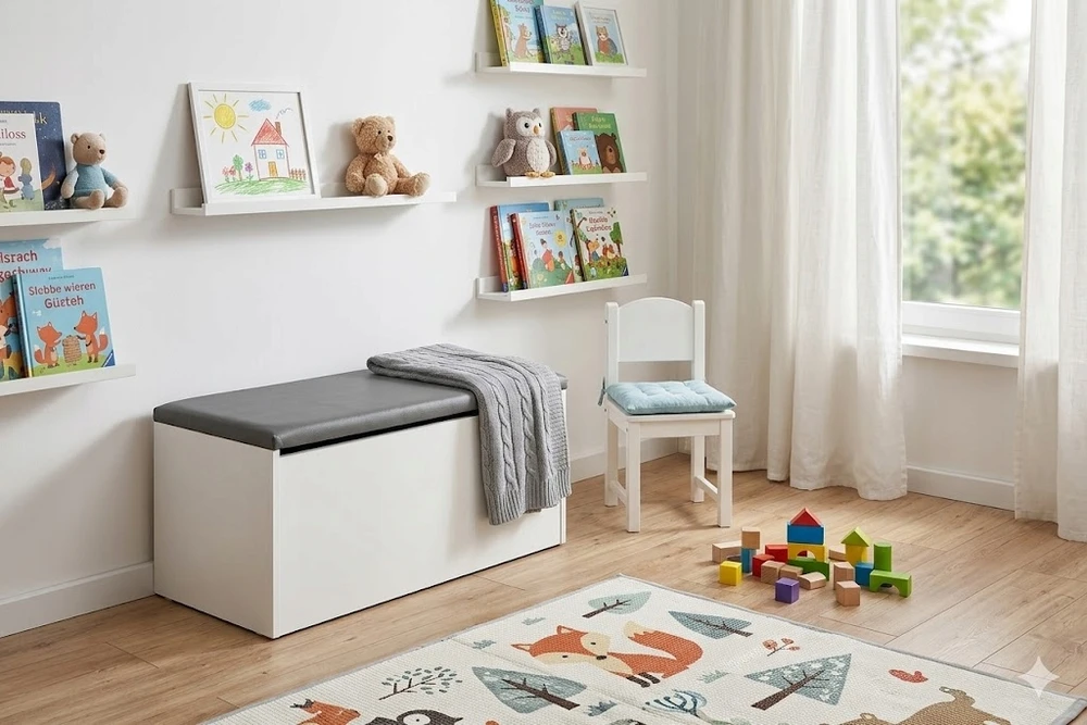 Meble Kamitrans SKRZYNIA KUFER NA ZABAWKI 95cm