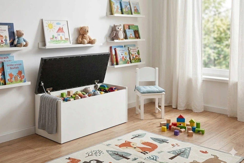Meble Kamitrans SKRZYNIA KUFER NA ZABAWKI 95cm