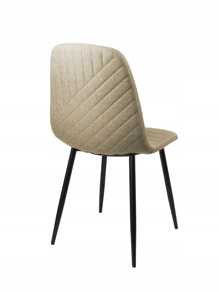 Meble Moskała SKANDINAVIŠKĖ MINŠTĖ KĖDĖ VIRTUVĖS VALGOMUI BEIGE BEIGE NR. 8 EVA