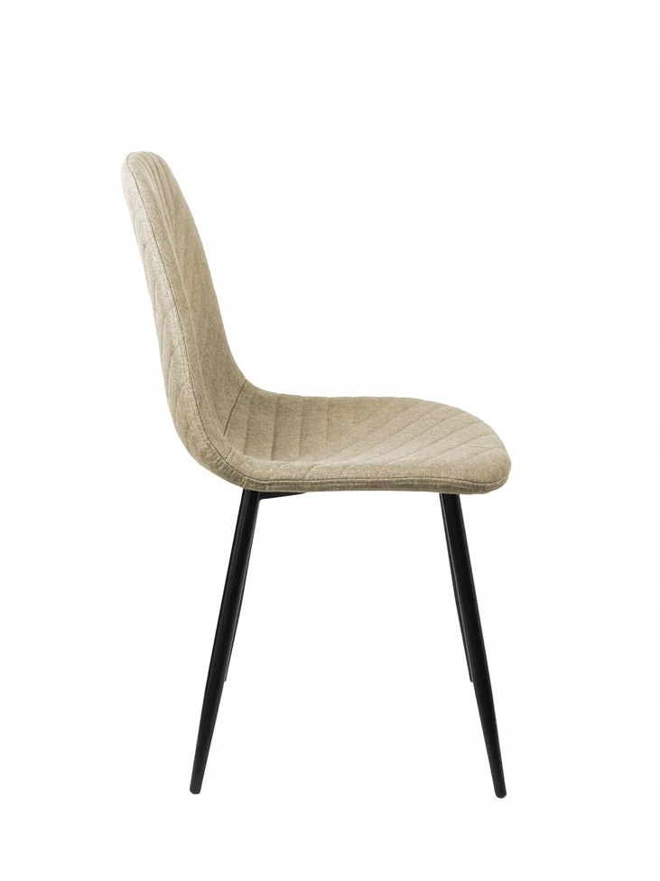Meble Moskała SKANDINAVIŠKĖ MINŠTĖ KĖDĖ VIRTUVĖS VALGOMUI BEIGE BEIGE NR. 8 EVA