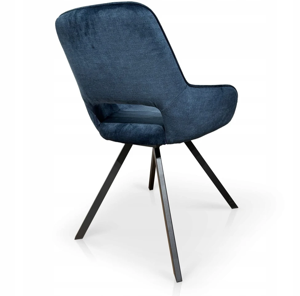 Meblomoda Portland pasukama kėdė, Vogue 13 audinys, tamsiai mėlyna, su grąžinimo mechanizmu