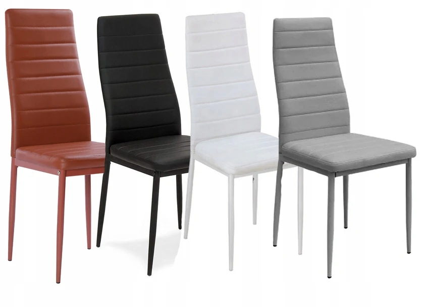 Meblowe Love 4x MODERNIOS JUODOS ODINĖS KĖDĖS 258