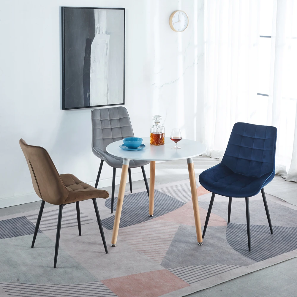 Meblowe Love AKSOMINĖ MINŠTINĖ KĖDĖ, PILKA, VISO METALINĖS KOJĖLES -017