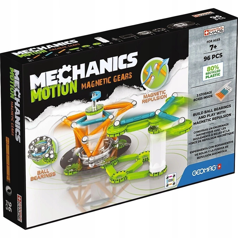 Trefl Mechanika Motion Magnetic Gears 96 vnt GEOMAG GEO-767