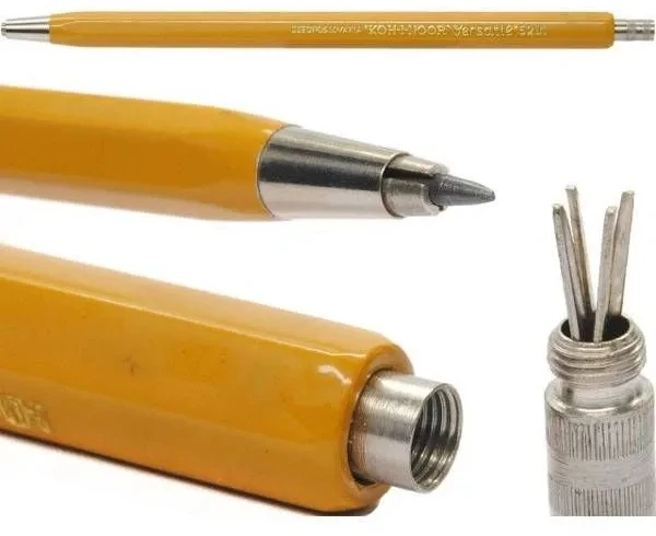 Mechaninis pieštukas Koh-i-noor Versatil 2mm, metalinis