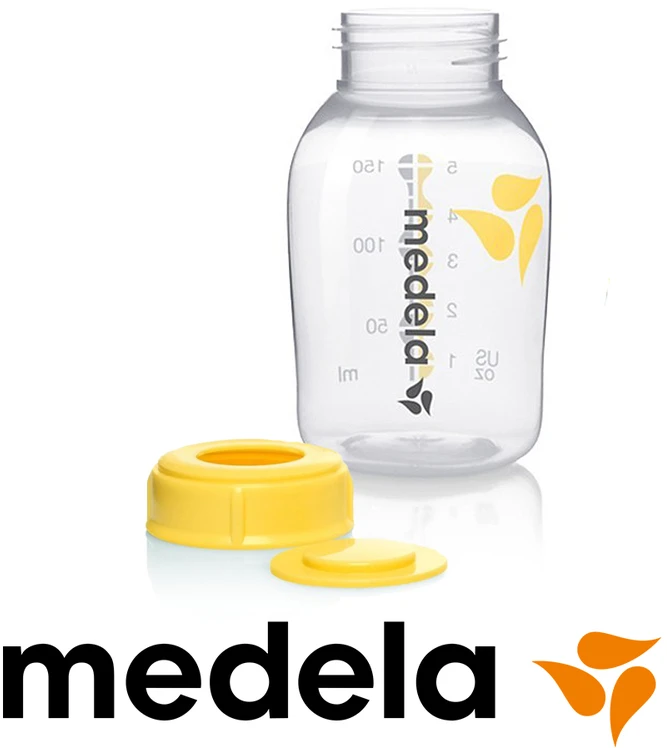 Medela 1x Pieno laikymo buteliukas su spauda 150ml
