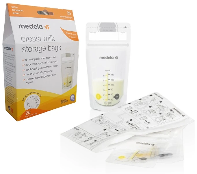 Medela motinos pieno laikymo maišeliai 25 vnt