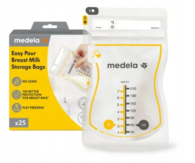 Medela motinos pieno laikymo maišeliai 25 vnt