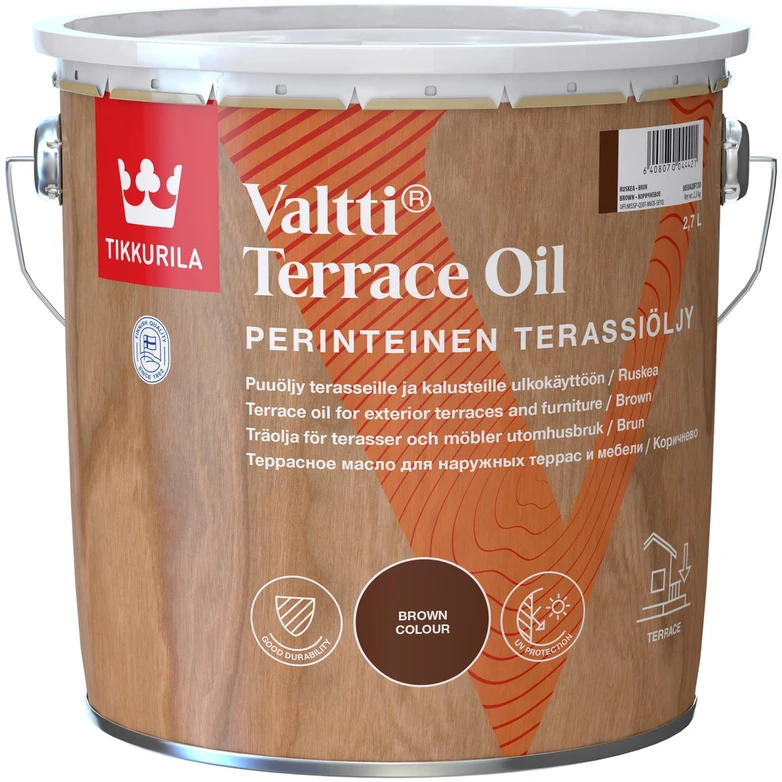 Medienos dažyvė TIKKURILA VALTTI PLUS KESTO OPP, 2,7 l