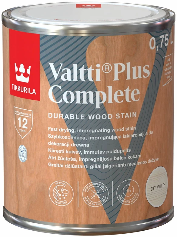 Medienos dažyvė TIKKURILA VALTTI PLUS KESTO EPP, 0,9 l