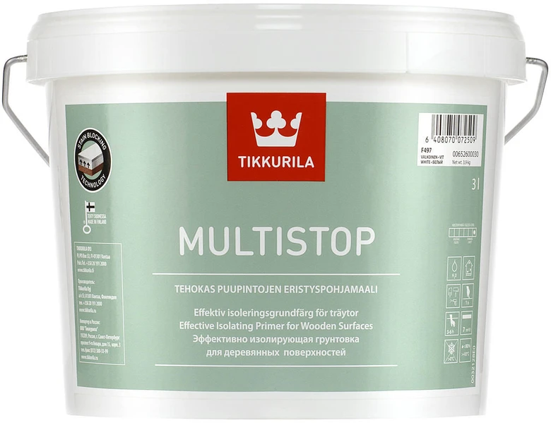 Medienos gruntas TIKKURILA VALTTI PRIMER, 2,7 l
