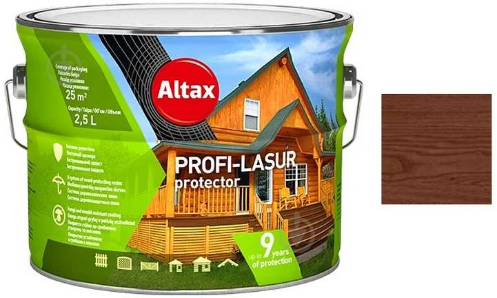 Impregnantas ALTAX Profi-Lasur 2,5L rudas