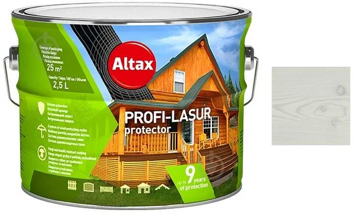 Impregnantas ALTAX Profi-Lasur 2,5L baltas