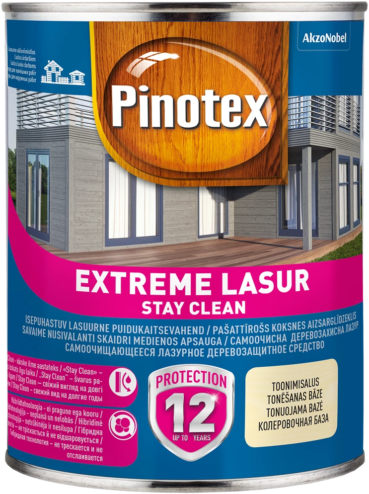 Medienos lazūra PINOTEX EXTREME LASUR, tikmedžio sp., 3 l