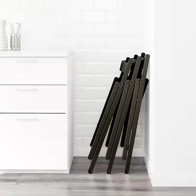 MEDINĖ SODO KĖDĖ, SULANKSTAMAS, Juodas, Tvirtas, Tvirtas, IKEA FROSVI