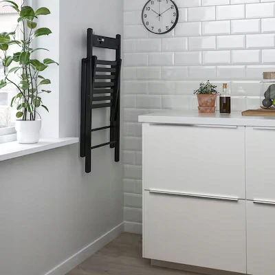 MEDINĖ SODO KĖDĖ, SULANKSTAMAS, Juodas, Tvirtas, Tvirtas, IKEA FROSVI