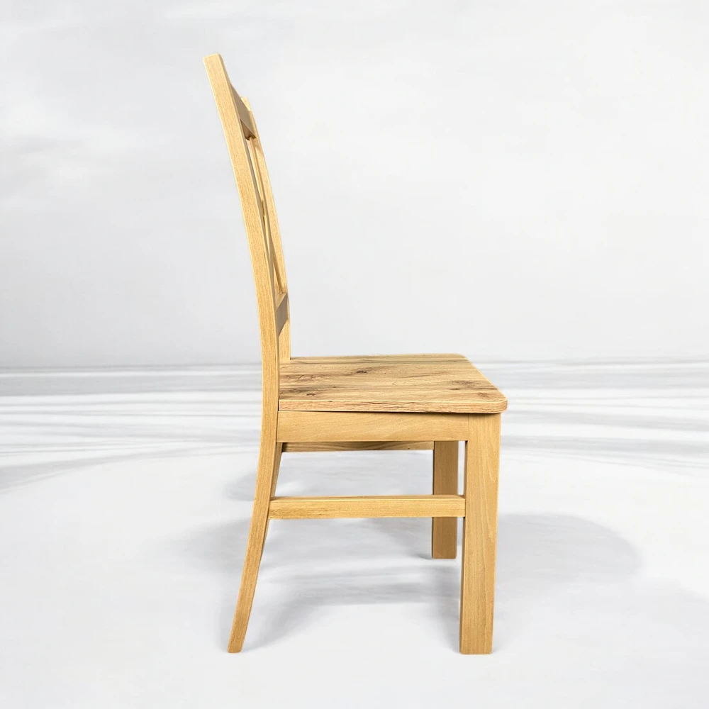 Medinė virtuvės kėdė, ąžuolas, 2 vnt, valgomojo, svetainės komplektas, craft wotan