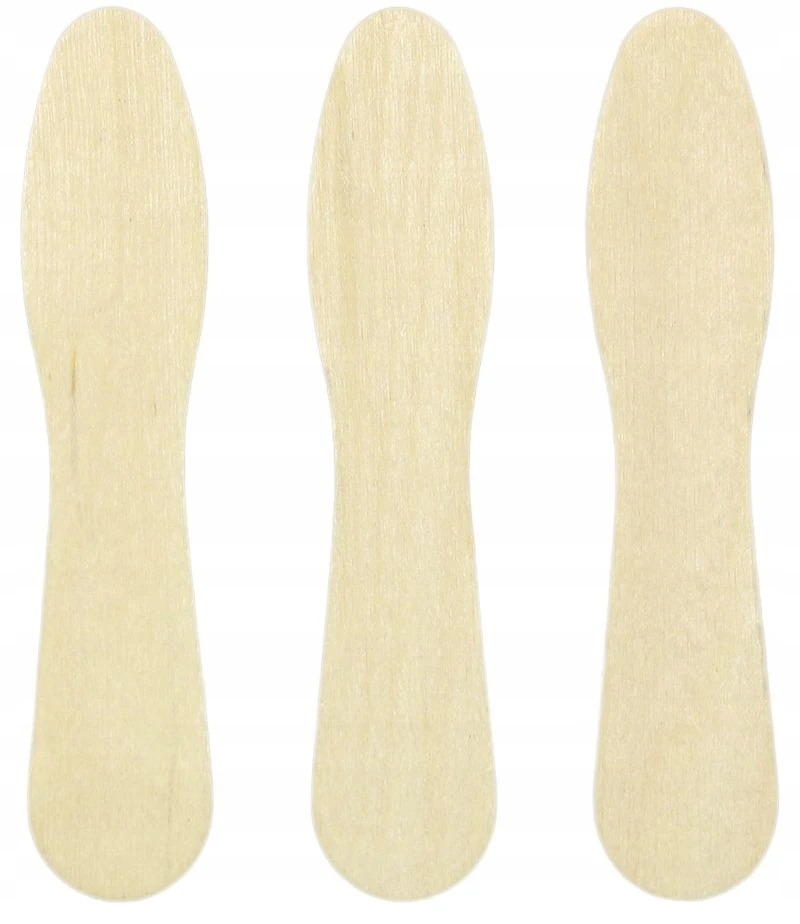 Medinės arbatinių šaukštelių lazdelės 15x75mm 50vnt - Titanum