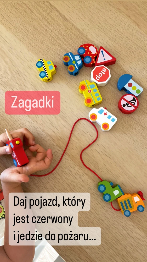 Viga Mediniai Žaislai Rustino Blokai Automobiliai