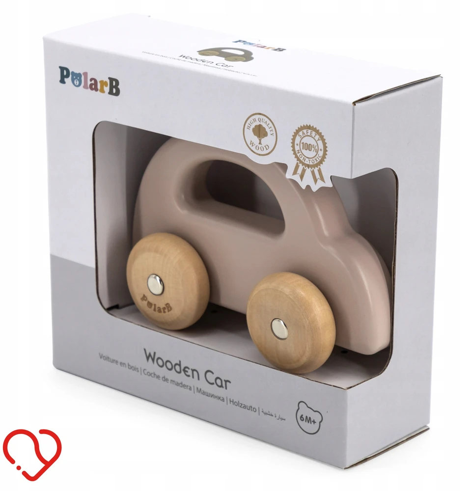 VIGA Medinis Stumdomas Automobilis Rudas