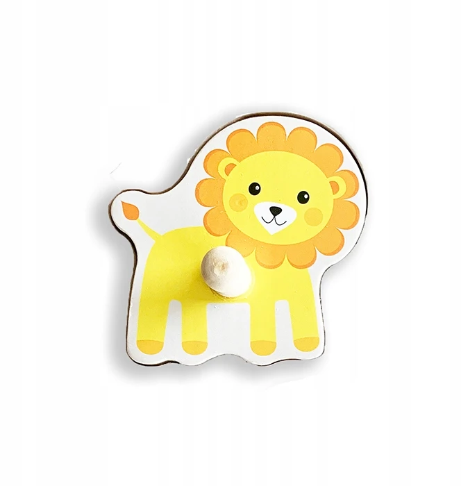 Medinis dėlionė Smily Play Zoo gyvūnai, 8 elementai