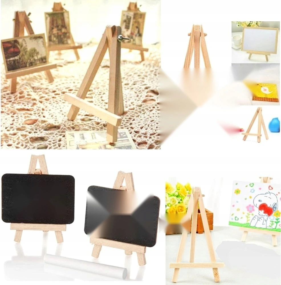 MEDINIS EASILA 10 Vnt. 15X8CM MAZAS MINI RANKENĖLIS STOVAS UŽRAŠŲ NUOTRAUKOS