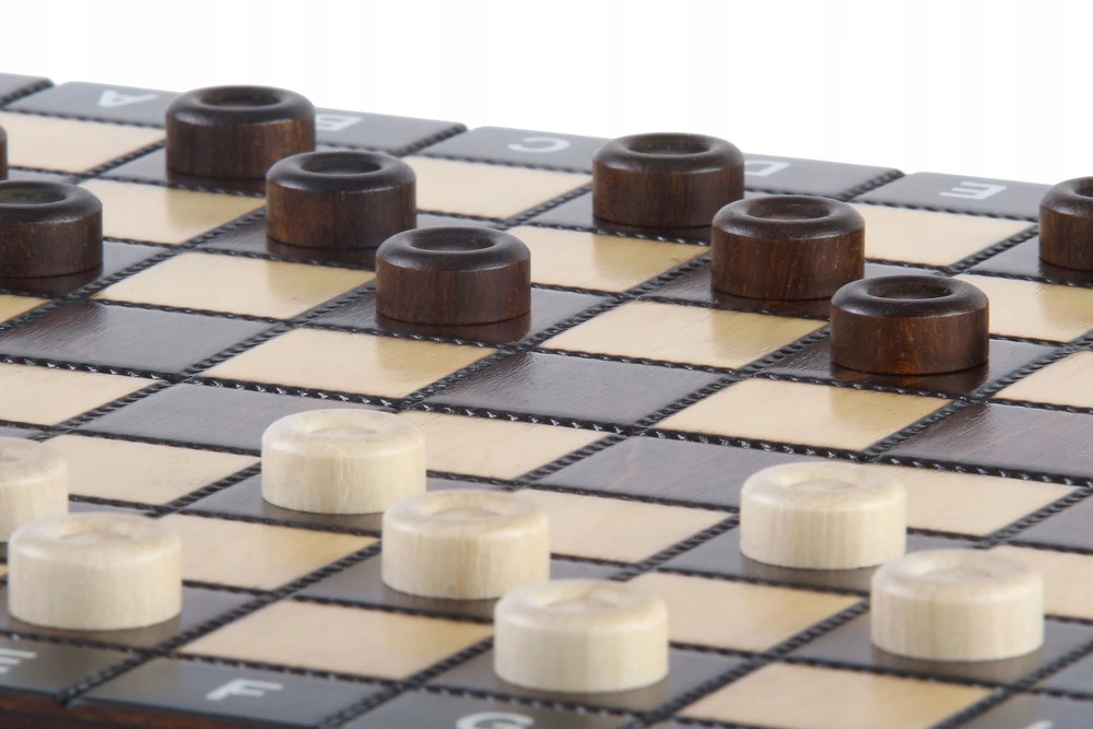 Provechess Medinis mokyklinis komplektas 28×28 cm | Šachmatai + šaškės + nardai