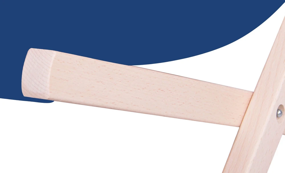 Springos Sulankstomas Medinis Gultas Navy Mėlyna DC0001 NB