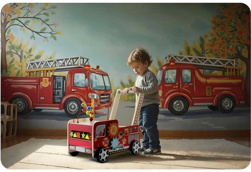 Medinis ugniagesių komandos vaikštynė RK-873 Ricokids