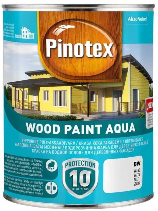 Medinių fasadų dažai PINOTEX WOOD PAINT AQUA, BC bazė, 2,33 l