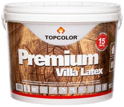 DAŽAI MEDIENAI VILLA LATEX 10 L SKANDINAVIŠKA VYŠNIA TOPCOLOR