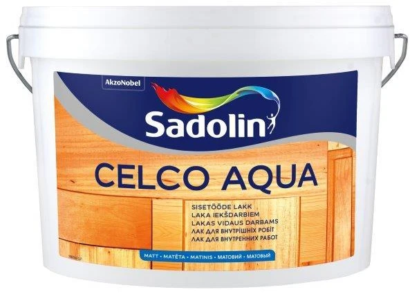 Medinių grindų lakas SADOLIN CELCO TERRA 20, pusiau matinis, 1 l