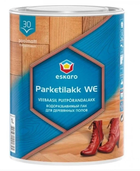 Medinių grindų lakas SADOLIN CELCO TERRA 20, pusiau matinis, 1 l