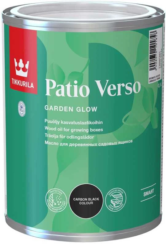Medinių lysvių aliejus TIKKURILA PATIO VERSO, pilkos sp., 0,9 l