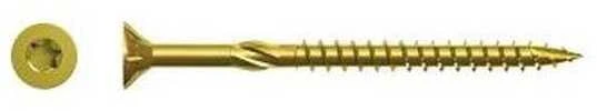 GLTX medvaržčiai su T-17 įpjova, geltonai cinkuoti, TORX20, 4.0x35/20 (40 vnt.)