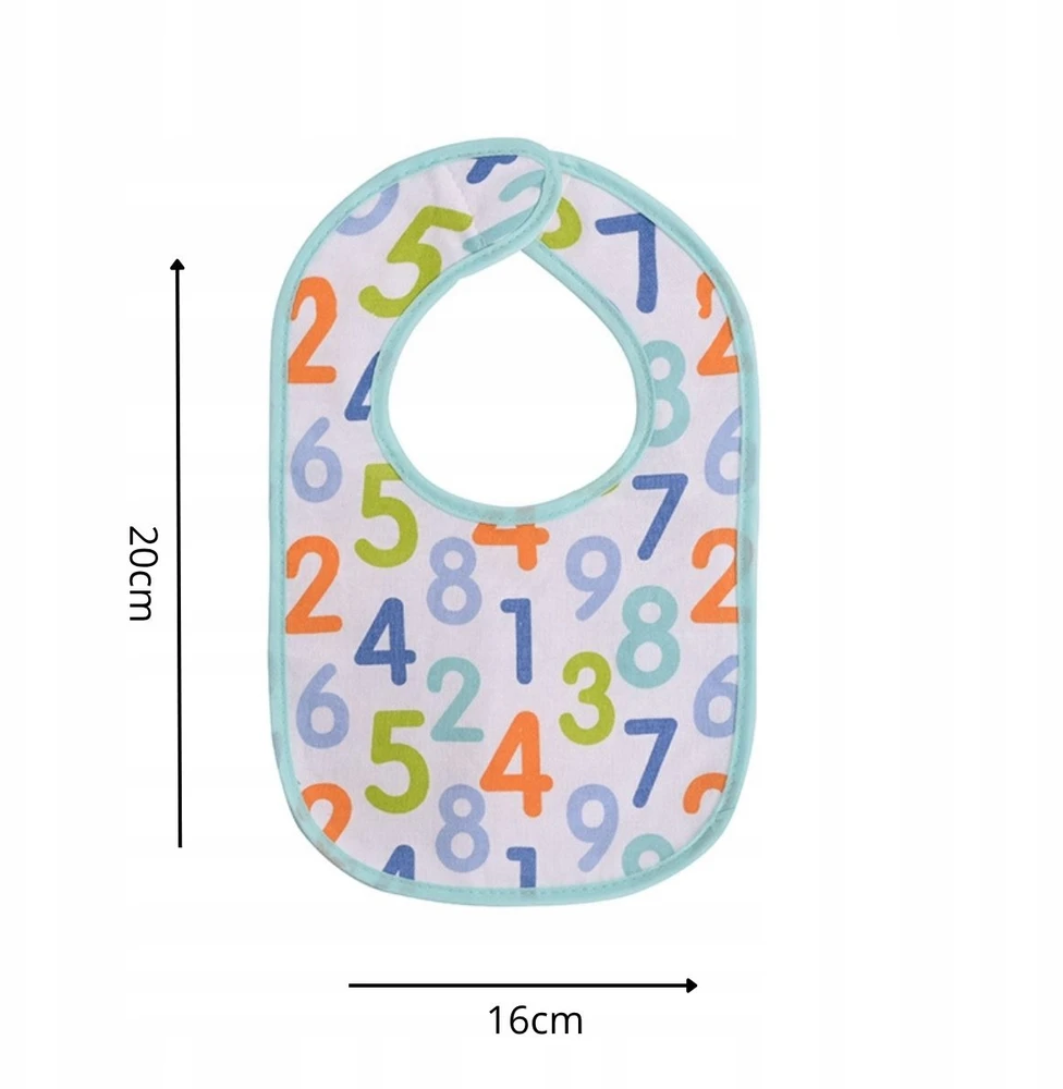 Medvilninis seilinukas kūdikiui su Velcro, 3 vnt. Lorelli BOY komplektas
