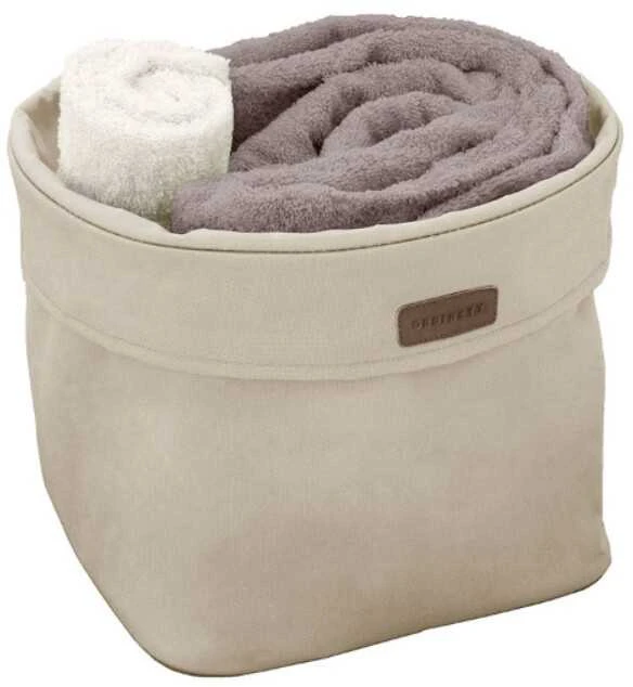 Medžiaginė dėžė Ego Multipurpose Ordinett 28x28x23cm šviesiai ruda