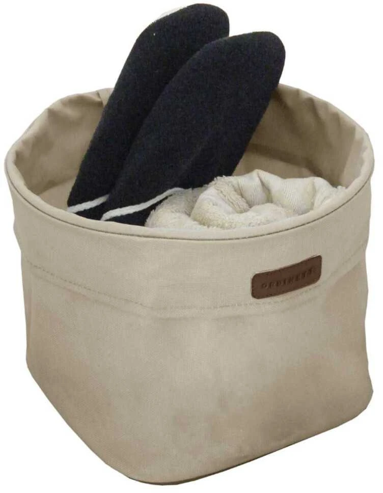 Medžiaginė dėžė Ego Multipurpose Ordinett 24x24x19cm šviesiai ruda