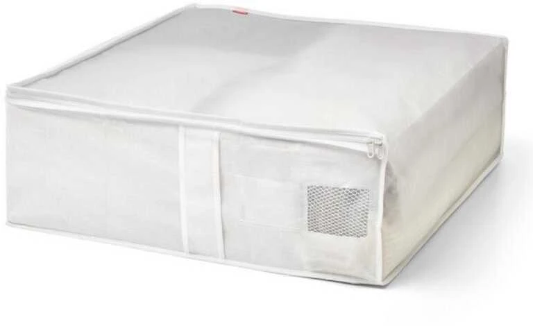 Medžiaginis rūbų krepšys Medium Rayen 55x65x20cm turkio sp./baltas