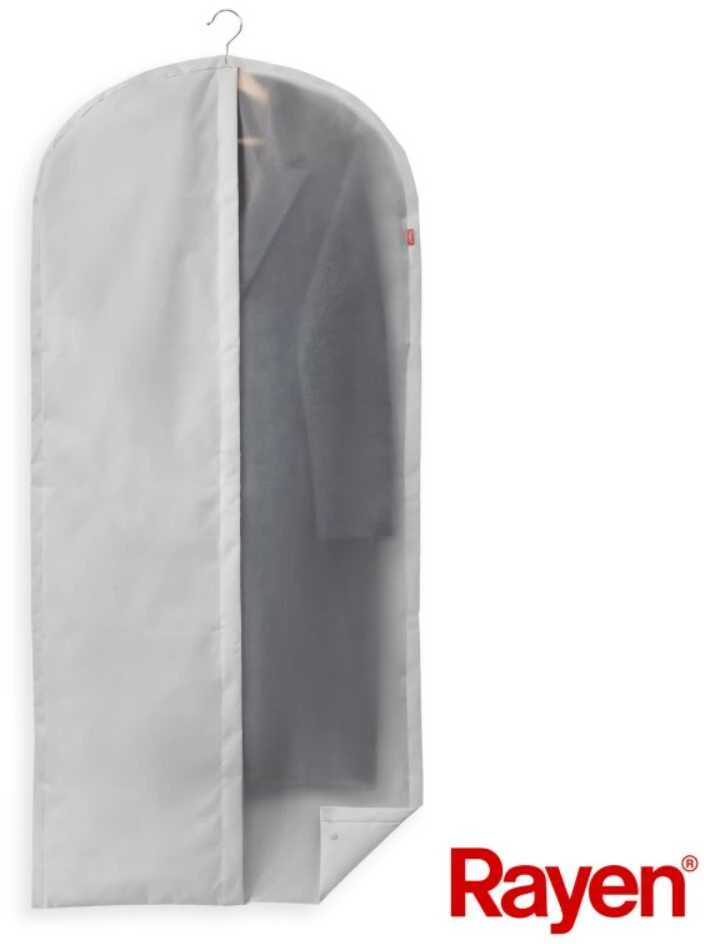 Medžiaginis rūbų maišas M Premium Rayen 60x135cm pilkas