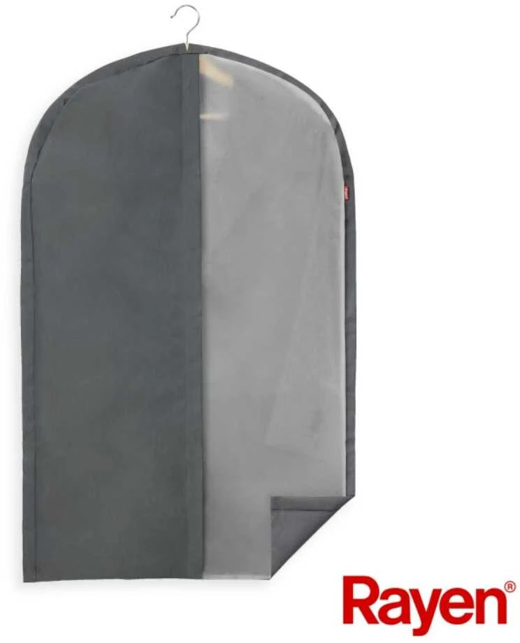 Medžiaginis rūbų maišas S Premium Rayen 60x100cm tamsiai pilkas