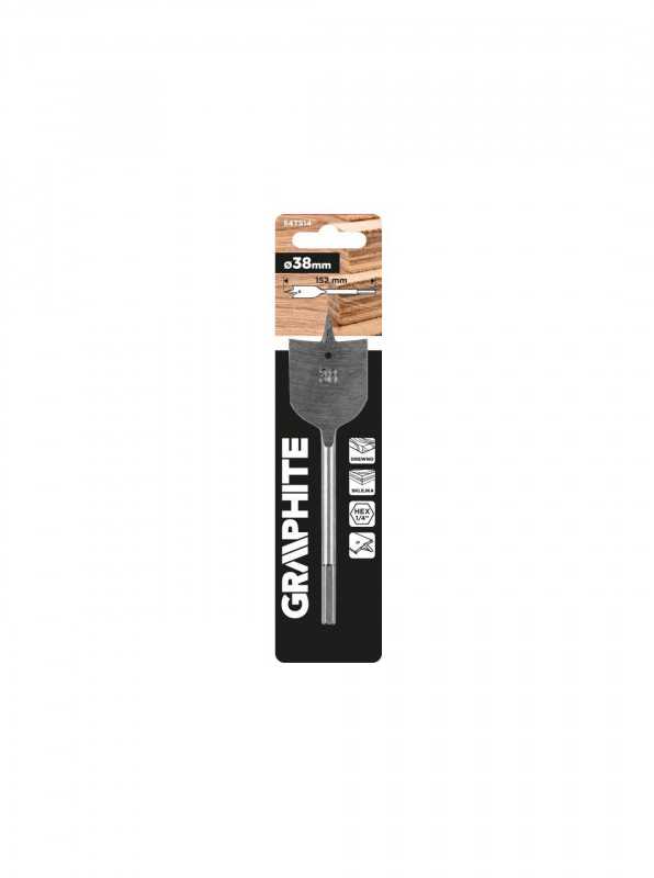Medžio grąžtas GRAPHITE 54T514 38 x 152 mm