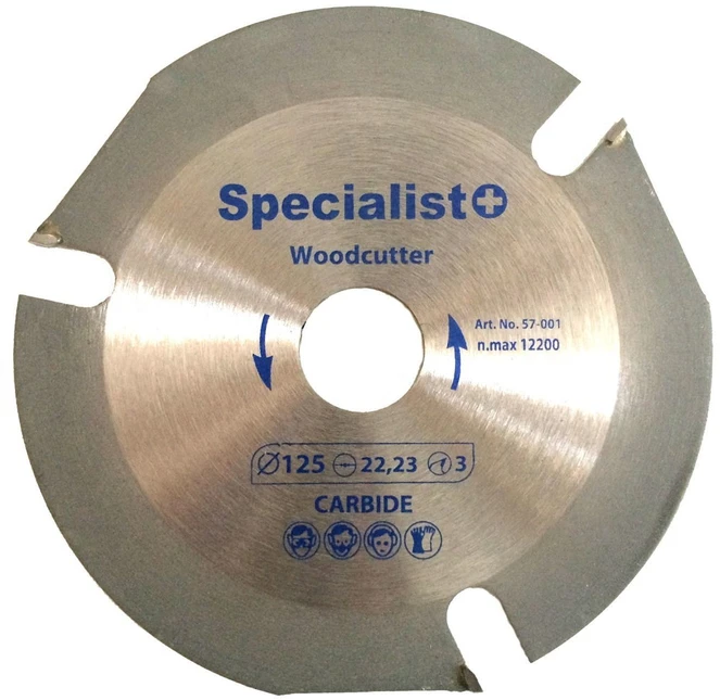 Medžio pjovimo diskas SPECIALIST+, 125 mm, 24 dantų, 22 mm