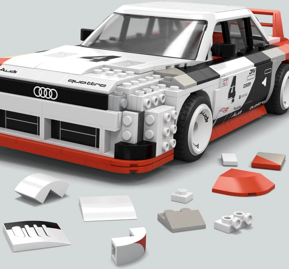 Mattel Mega Construx rinkinys „Audi 90 Quattro“