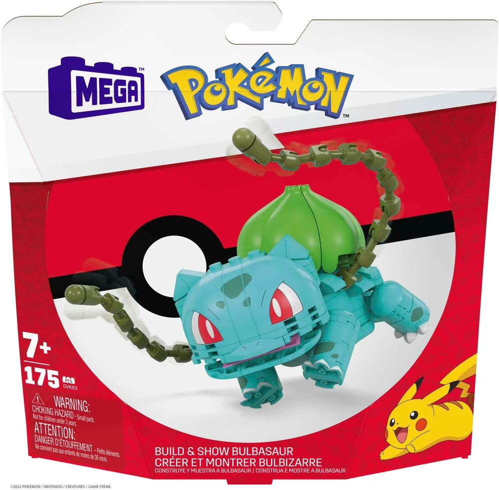 Mattel „Mega Construx Pokemon“ rinkinys „Bulbasaur“