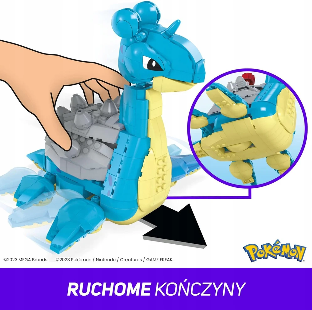 Mattel MEGA Pokémon konstruktorius Lapras HKT26