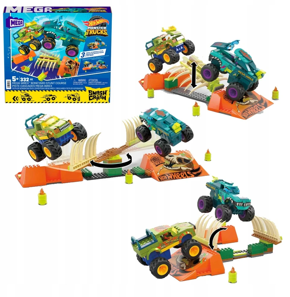 Mega Bloks Hot Wheels Monster Trucks Mega-Wrex HKF89