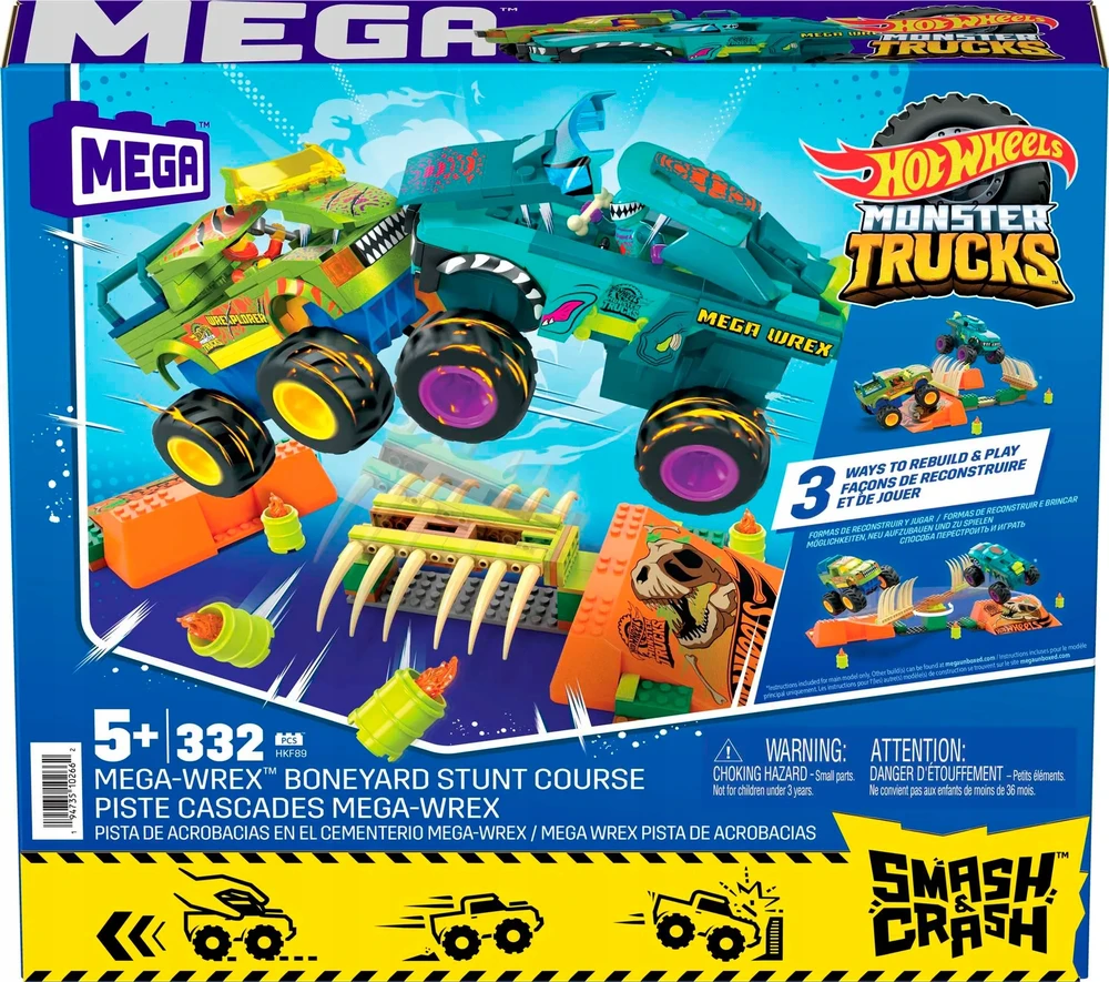 Mega Bloks Hot Wheels Monster Trucks Mega-Wrex HKF89