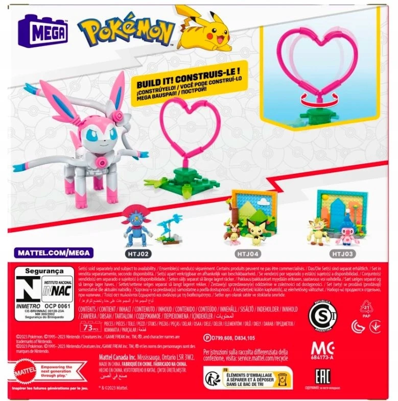 Mega Bloks Konstruktorius MEGA Pokémon Sylveon HTJ01 GDW29