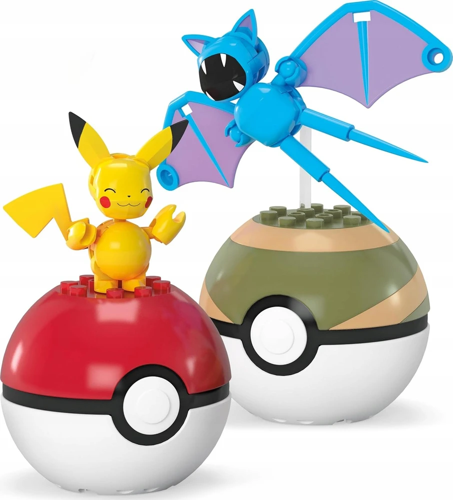 Mega Bloks MEGA POKEMON POKEBALL PIKACHU IR ZUBAT